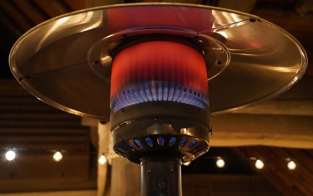 warm up your outdoor living space with a propane heater